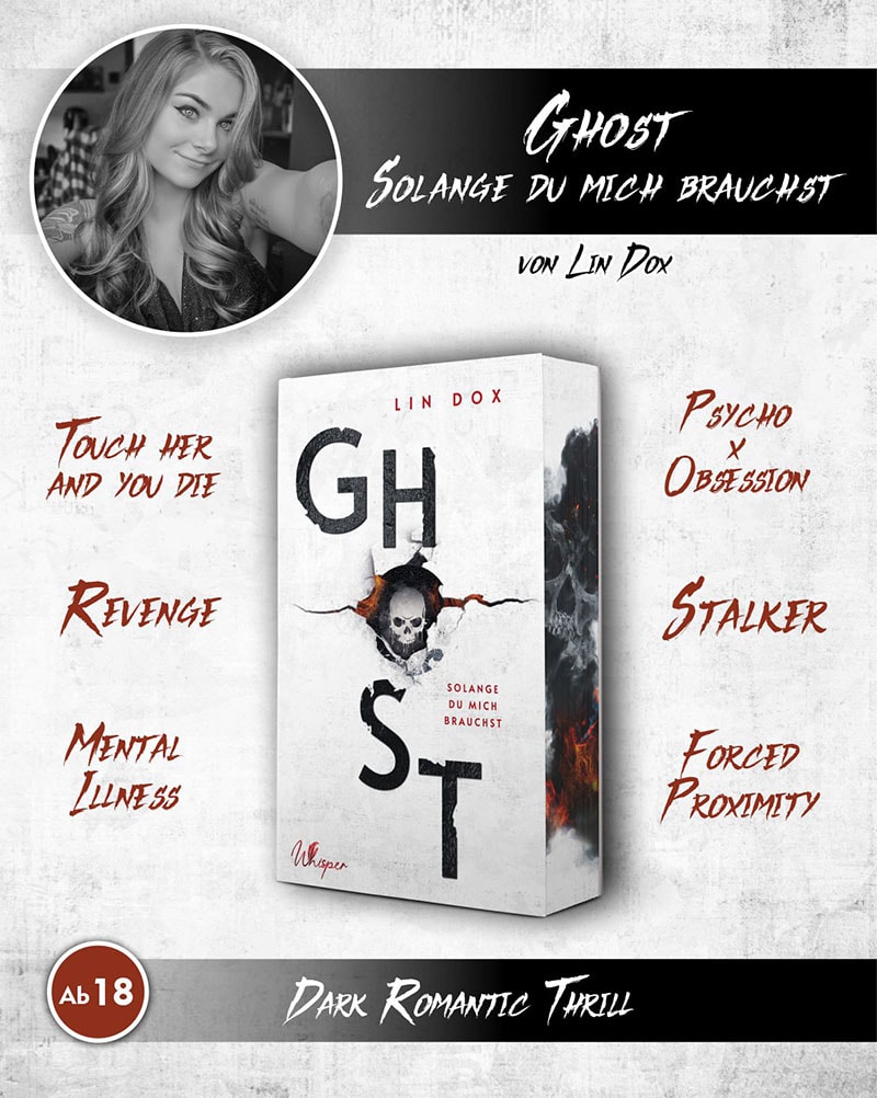 Werbung Buch Ghost by Lin Dox